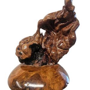 Vintage Burl Wood Sculpture